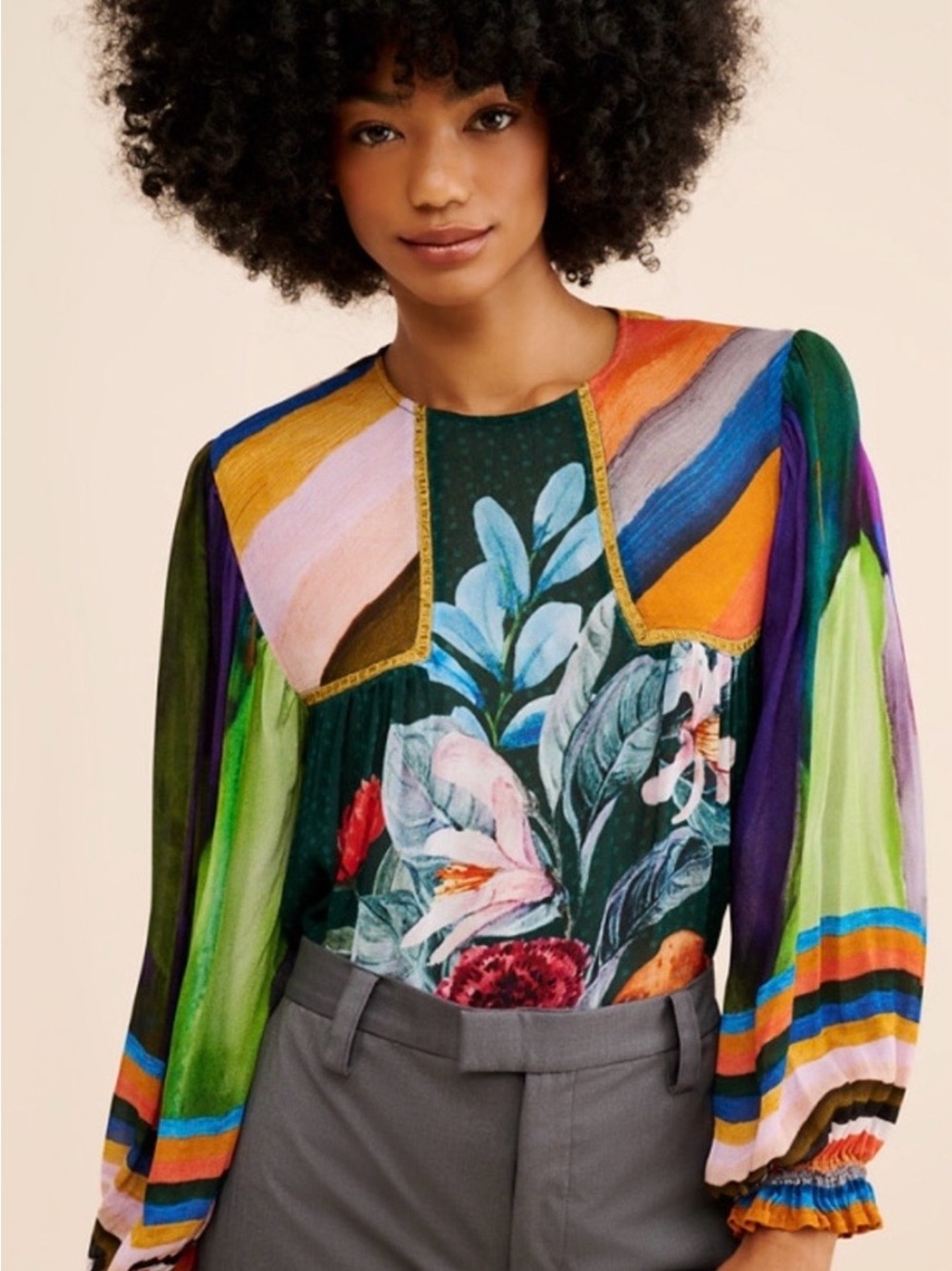 Anthropologie Blank London Miranda Blouse